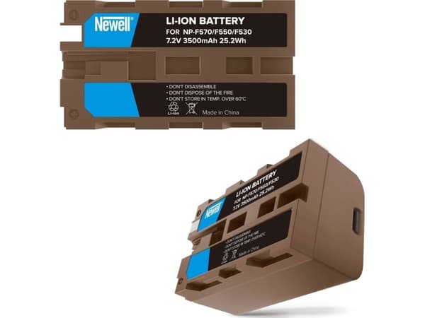 Newell batteri NEWELL batteribytte NP-F570 USB-C for Sony