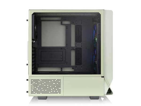 Thermaltake Ceres - - genomskinlig sidopanel (härdat glas) - ingen strömförsörjning - hydrangea blue - USB/ljud