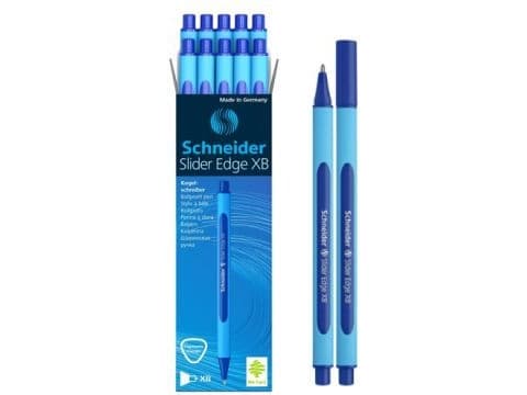 Schneider Schreibgeräte Slider Edge, Blå, 10 styck