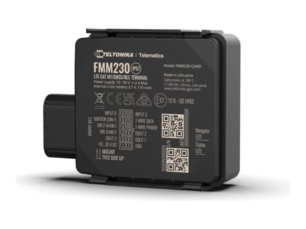 Teltonika FMM230 - GPS/GLONASS/GALILEO/BeiDou/QZSS-spårningsenhet - 128 MB