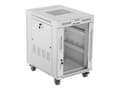 Pikkukuva 1 / 2: LANBERG 19" 15U 600X800 HARMAA LASIOVELLINEN LCD-ASENNUSTELINE (FLAT PACK) V2