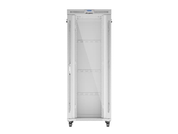 19" 42U 800X1000 GRÅ LCD GLASDÖRR LANBERG (FLAT PACK) V2 RACK INSTALLATIONSSKÅP