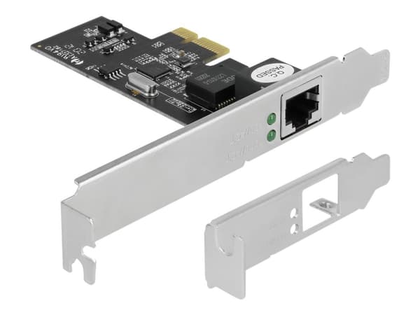 Delock - Verkkosovitin - PCIe 2.1 matala profiili - 2,5GBase-T