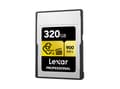 Miniatyrbild 2 av 3: Lexar Professional CFexpress Type A, 320 GB, CFexpress, 900 MB/s, 800 MB/s, Stöttålig, Temperaturbeständig, Vibrationssäker, Silver