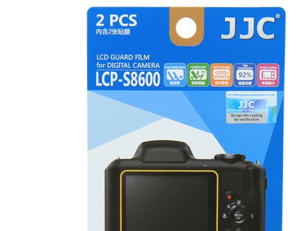 JJC LCP-S8600, Gjennomsiktig, Fujifilm, S8600, Polyetylentereftalat (PET), Ripebestandig, 12 g
