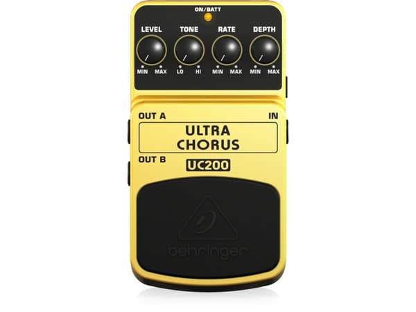Behringer UC200, Uttrykkspedal, Sort, Hvit, AC, Batteri