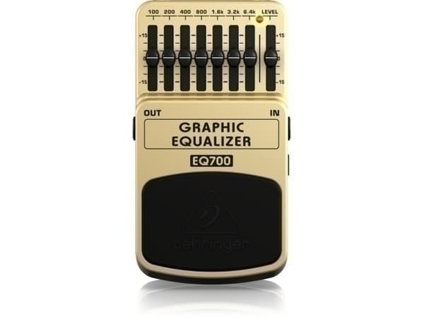 Behringer EQ700, Uttrykkspedal, Sort, Gult, Gitar, DC