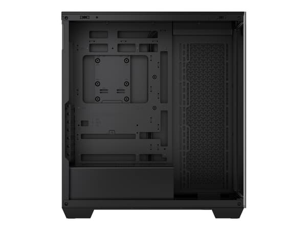 CORSAIR 3500X - Mid tower - utökad ATX - genomskinlig sidopanel (härdat glas) - ingen strömförsörjning (ATX) - svart - USB/ljud