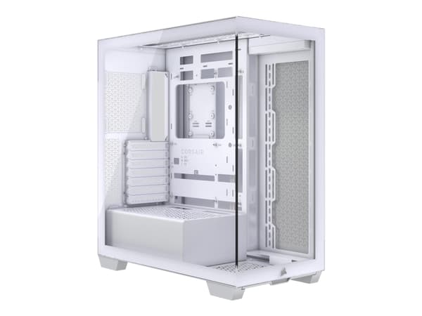 CORSAIR 3500X - Mid tower - utvidet ATX (E-ATX) - sidepanel med vindu (herdet glass) - ingen strømforsyning (ATX) - hvit - USB/lyd