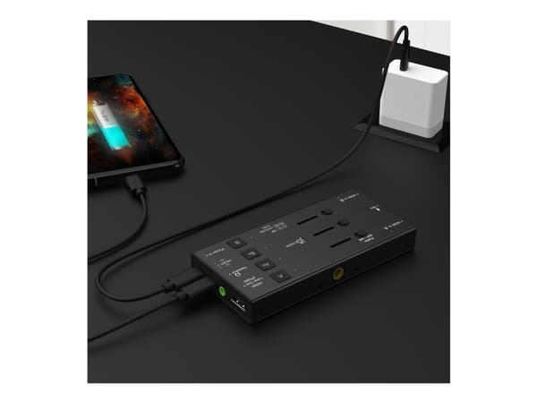 j5create JVA06-N - Videofangstadapter - USB-C 3.0 - svart