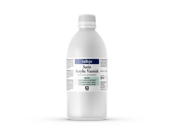 Vallejo 28.519, Transparent, Satin, 500 ml, Plastflaska, 1 styck