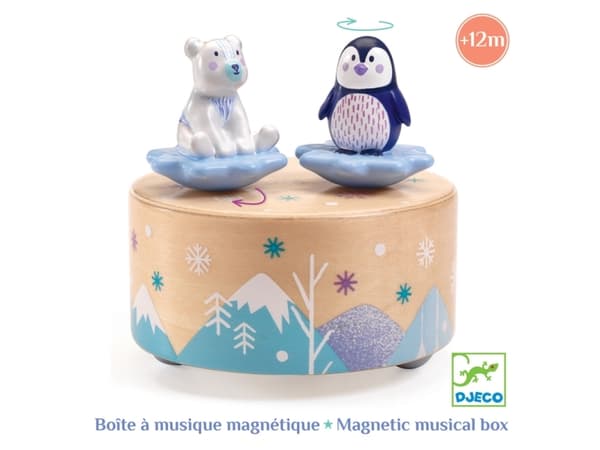 DJECO Ice Park Melody Magnetics, Figur till leksaksspeldosa, 1 År, Multifärg