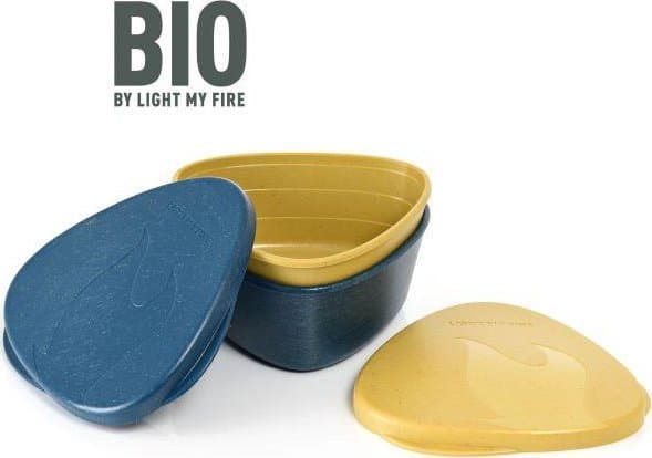 Light My Fire SnapBox original BIO 2-pack, Blå, Gult, 2 boller, 0,17 l, Sverige
