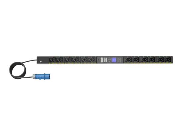 Eaton G4 - Tehonjakoyksikkö (räkkiversio) - mitattu tulo - AC 200-240 V - 3,7 kW - 1-vaihe - Ethernet 10/100/1000 - tulo: IEC 60309 16A - lähtöliitän
