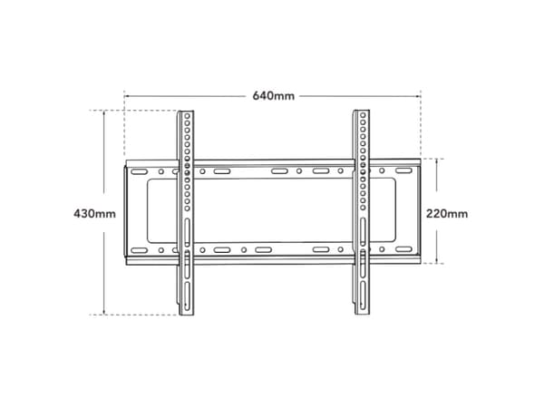 Techly TECHLY veggfeste for LCD TV LED 30-70 tommer 76,2-177,8 slim fix svart