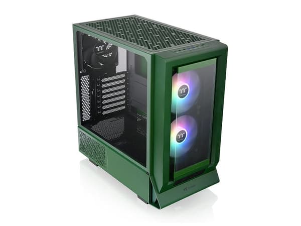 Thermaltake Ceres 350 MX, Midi Tower, PC, Green, ATX, EATX, micro ATX, Mini-ITX, SPCC, Multi Vihreä