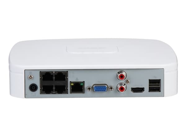Dahua Technology Lite NVR4104-P-4KS3, 4 kanaler, 3840 x 2160 pixlar, 720p, 960p, 1080p, 1 HDMI, 1 VGA Simultaneous: HDMI: 3840 × 2160, 1920 × 1080, 1