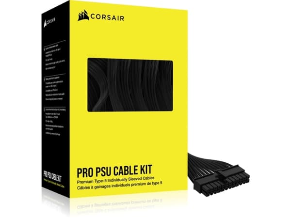 CORSAIR - Strømkabelsett - svart