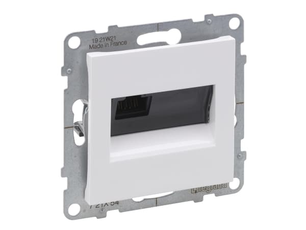 Legrand SUNO - RJ45/cat 6A UTP pistorasia, valkoinen - Legrand 721154 himp