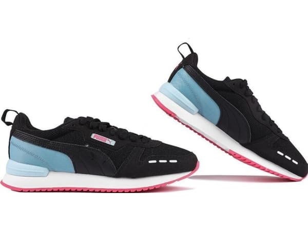 Puma R78 Jr Kids Shoes Black 373616 32 35.5