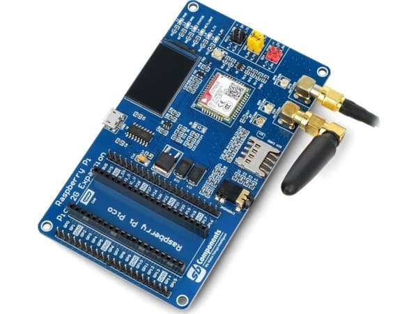 SB Components Pico 2G Expansion - GSM / GPRS / GNSS utvidelseskort med skjerm - for Raspberry Pi Pico - SB Components 21895}
