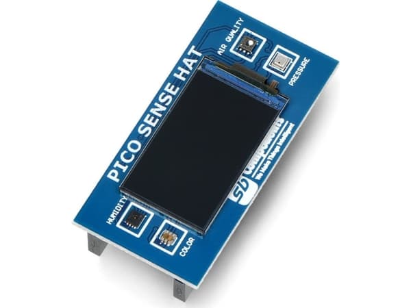 SB Components Sense HAT - overlegg med miljøsensorer for Raspberry Pi Pico - SB Components SKU22366}