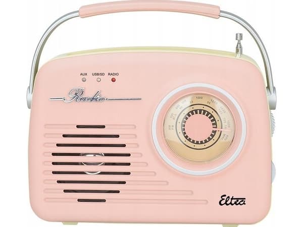 ELTRA-radio LUIZA RETRO SP-11 MP3 USB SD PINKKI