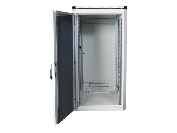 Lanview by Logon Data Line - Rack skap - 600 x 800 mm, data line - free-standing - hvit, RAL 7035 - 22U - 19"