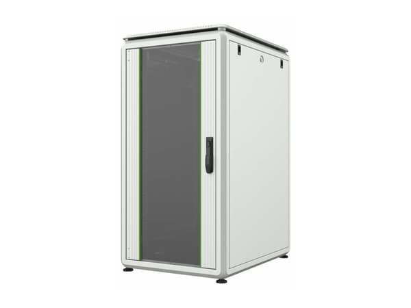 Lanview by Logon Data Line - Rack skap - 600 x 800 mm, data line - free-standing - hvit, RAL 7035 - 22U - 19"