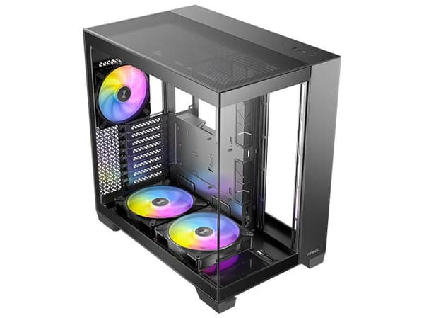 Antec C8 ARGB, Full Tower, PC, Sort, ATX, EATX, ITX, Micro ATX, Glass, Plast, Stål, Spilling