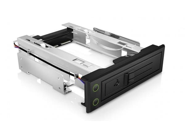 ICY BOX IB-166SSK-B, HDD-kabinett, 3.5", SAS, Serial ATA III, Hot-swap, Sort Sort