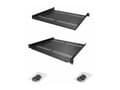 Miniatyrbilde 5 av 5: StarTech.com 2-Pack 1U Server Rack Shelf, Vented, 44lb Capacity, 16" Deep (CABSHELF116V2PK) - Rack-hylle - svart - 1U - 19" (en pakke 2)