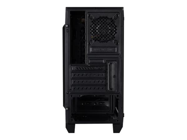 AeroCool Cylon Mini - Tower - mikro ATX - sidepanel med vindu (akryl) - ingen strømforsyning (ATX / PS/2) - svart - USB/lyd