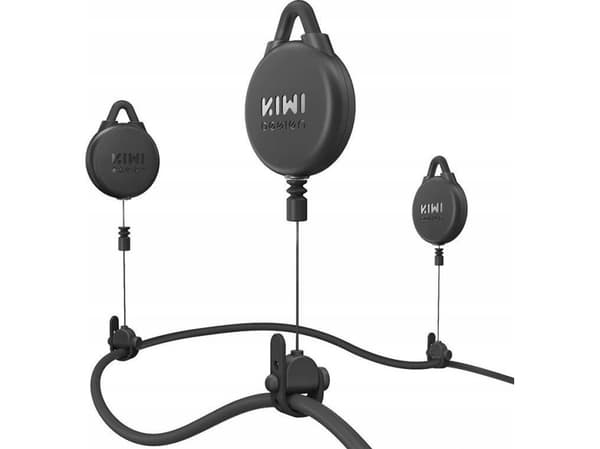 Ripustettu VR-kaapelikoukkujärjestelmä 3kpl Kiwi Design V2-3 Meta Quest 2 / Quest 3 / Quest PRO musta