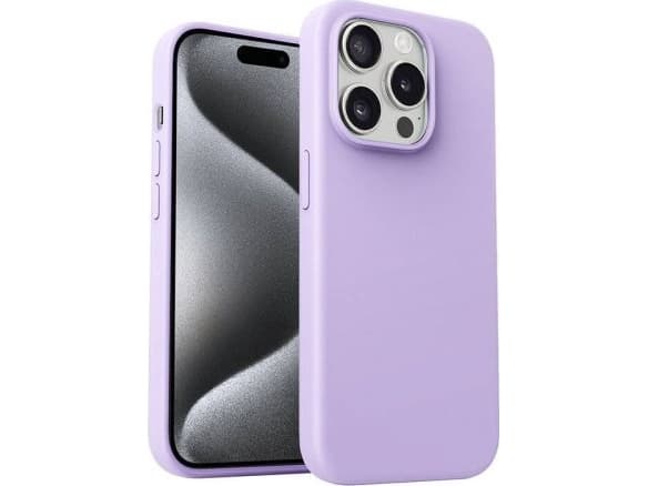 Aukey Aukey PC-GJ10D-deksel til iPhone 15 Pro Max (lilla)