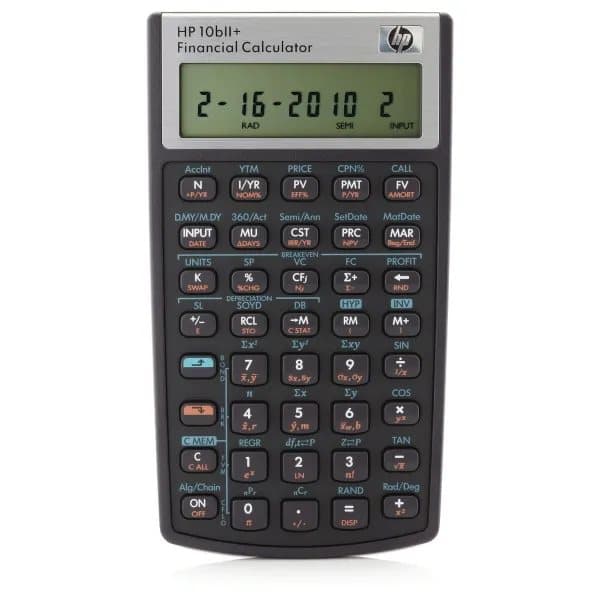 HP 10bII+ - Finansiell kalkulator - 12 sifre - batteri