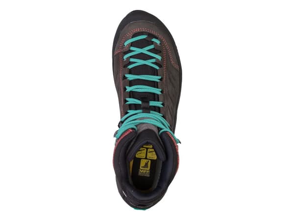 Salewa MTN Trainer Mid GTX, Hunkjønn, Voksen, Sort, Blå, Utestøvler, Turgåing, Turgåing, Black Magnet/Viridian Green
