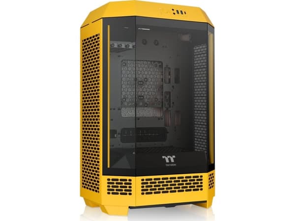 Thermaltake The Tower 300 - Microtower - mini ITX / micro ATX - genomskinlig sidopanel (härdat glas) - ingen strömförsörjning - humla - USB/ljud