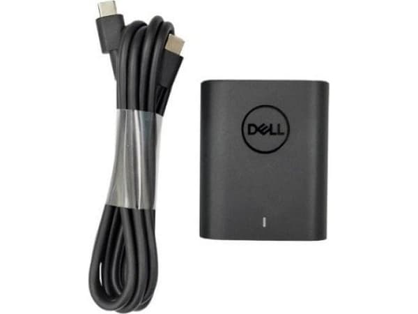 Dell USB-C AC Adapter - Strömadapter - 65 Watt - för Chromebook 13 3380; Latitude 13 3380, 5289 2-In-1, 52XX 2-in-1, 7212, 7389 2-in-1