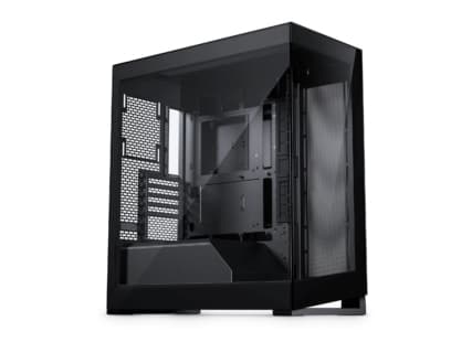 Phanteks NV series NV5 MKII - Mid tower - utökad ATX - genomskinlig sidopanel (härdat glas) - ingen strömförsörjning (ATX) - svart satäng - USB/ljud