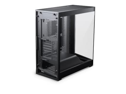 Phanteks NV series NV5 MKII - Mid tower - utökad ATX - genomskinlig sidopanel (härdat glas) - ingen strömförsörjning (ATX) - svart satäng - USB/ljud