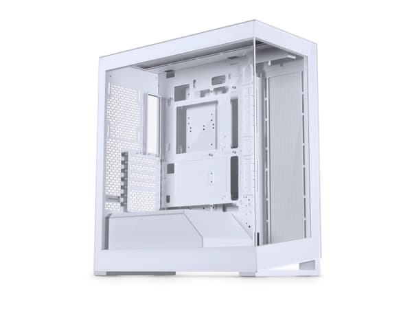 Phanteks NV5 MKII - Mid tower - utökad ATX - genomskinlig sidopanel (härdat glas) - ingen strömförsörjning (ATX) - matt vit - USB/ljud
