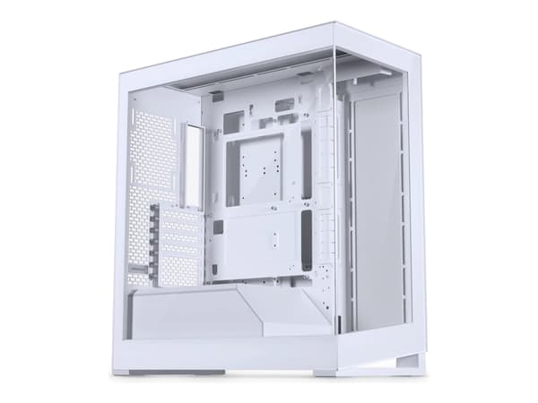 Phanteks NV5 MKII - Mid tower - utökad ATX - genomskinlig sidopanel (härdat glas) - ingen strömförsörjning (ATX) - matt vit - USB/ljud Vit