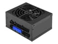 Miniatyrbilde 2 av 5: SilverStone SFX Series SX650-G - V1.1 - strømforsyning (intern) - ATX12V 2.4/ SFX12V - 80 PLUS Gold - AC 100-240 V - 650 watt - aktiv PFC - svart
