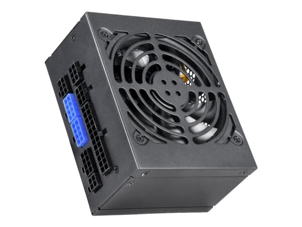 SilverStone SFX Series SX650-G - V1.1 - strømforsyning (intern) - ATX12V 2.4/ SFX12V - 80 PLUS Gold - AC 100-240 V - 650 watt - aktiv PFC - svart Sort