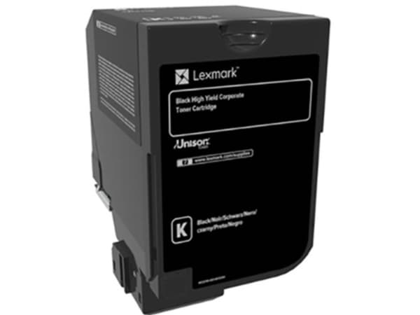 Lexmark Corporate - Høy ytelse - svart - original - tonerpatron LCCP, LRP - for Lexmark CX725de, CX725dhe, CX725dthe