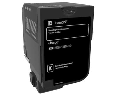 Lexmark Corporate - Høy ytelse - svart - original - tonerpatron LCCP, LRP - for Lexmark CX725de, CX725dhe, CX725dthe