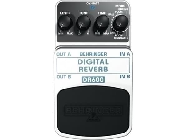 Behringer DR600, Effektpedal, Svart, Silver, Gitarr, AC, Tyskland