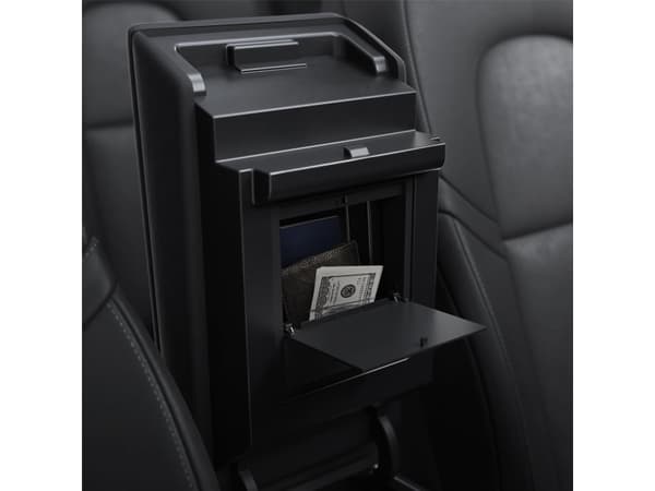 Spigen Storage Box, Del for senterkonsoll, Bil, Sort, Monokromatisk, Polykarbonat (PC), Tesla Model 3 / Y
