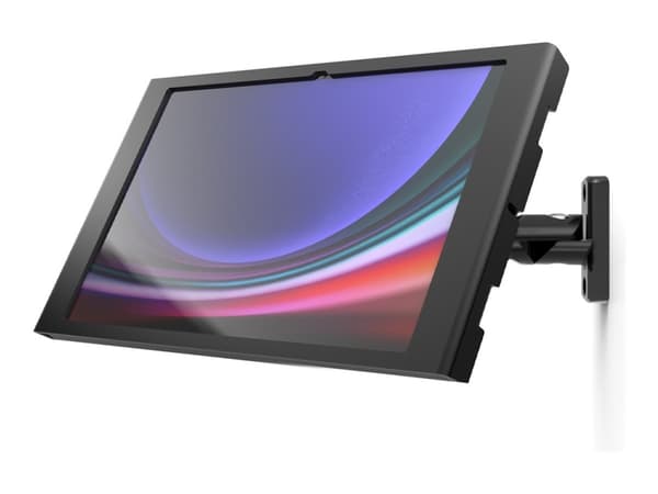 Compulocks Galaxy Tab S9 Ultra 14.6" Apex Enclosure Swing Wall Mount Black - Monteringssats (väggfäste, hölje) - för surfplatta - låsbar - metallram